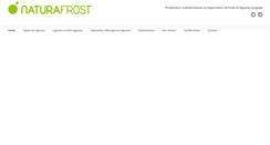 Desktop Screenshot of naturafrost.com